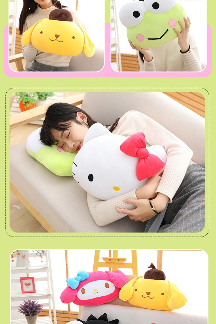 Cute Cartoon Kitty Melody Pudding Dog Pillow Plush Toy Doll Hand Cover