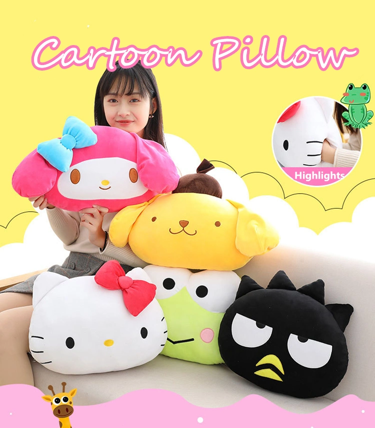 Cute Cartoon Kitty Melody Pudding Dog Pillow Plush Toy Doll Hand Cover