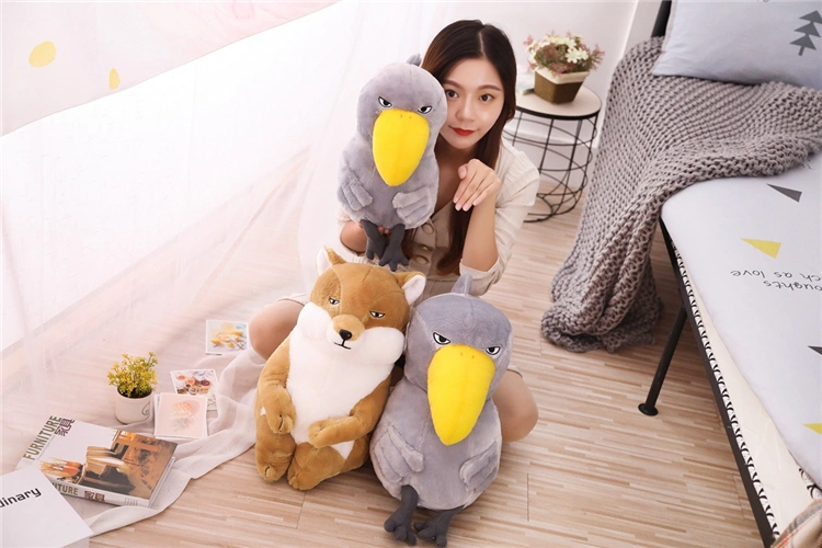 Simulation Fox Plush Toy Toucan Doll Children Doll