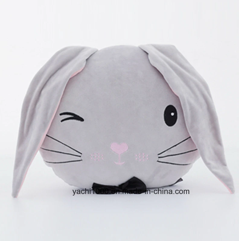 Hot Sale Plush Toys Lovers Rabbit Head Plush Cushions