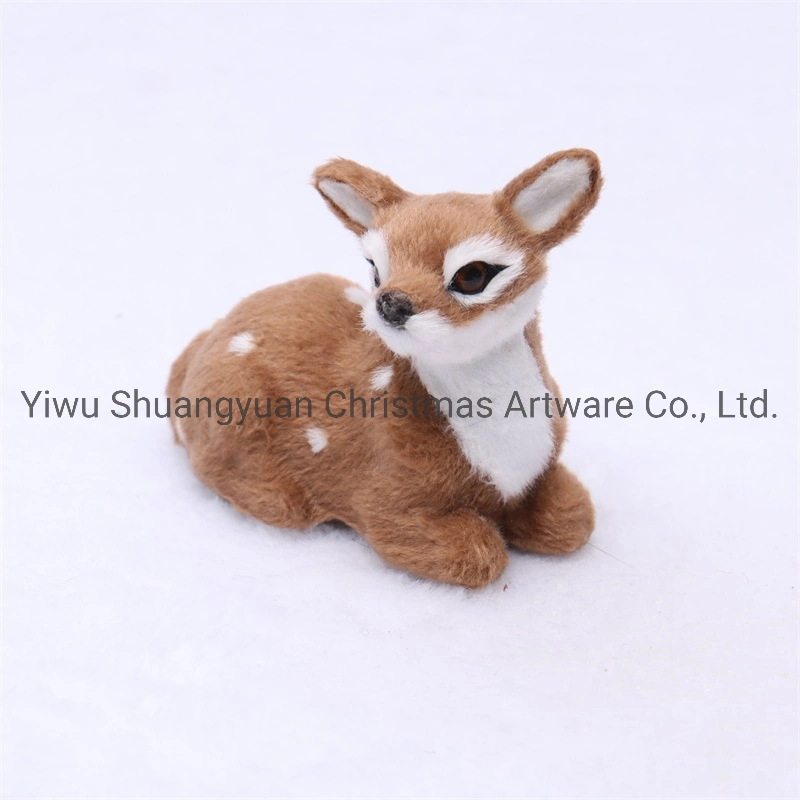 Mini Christmas Deer Christmas Small Deer Doll New Plush Christmas Deer