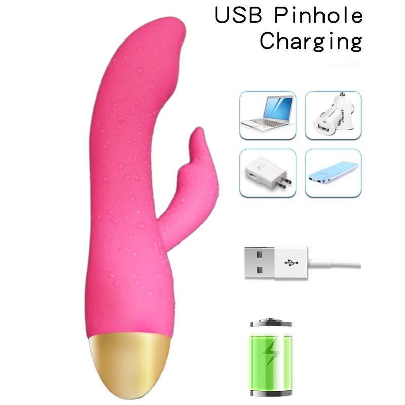 Rabbit Vibrator Thrusting Head Dildo Vagina Pussy Sex Toys G Spot Rabbit Vibrator