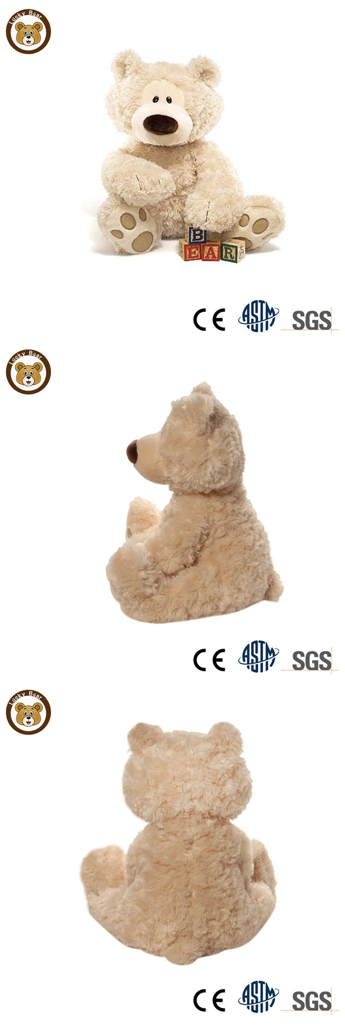 Promotional Hot Sale Baby Plush Teddy Bear Toys for Girls