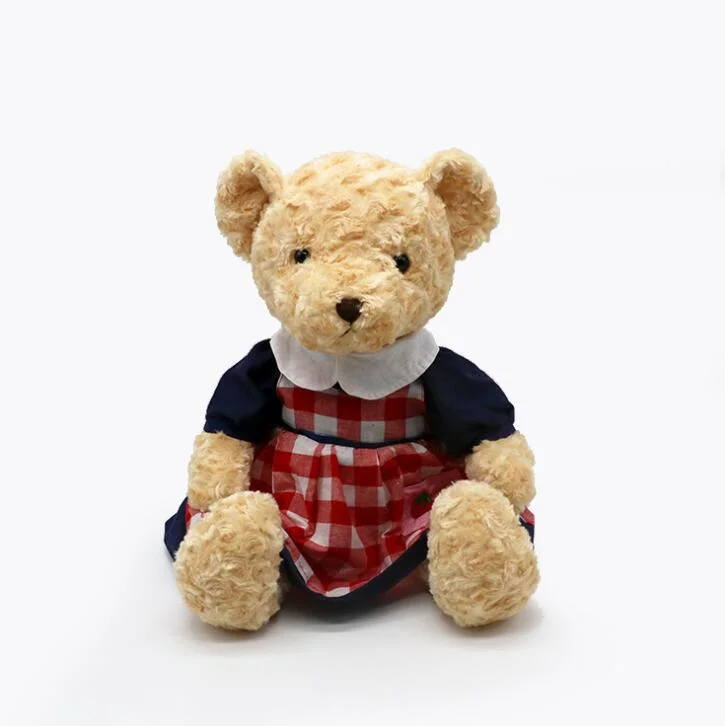 Uniform Skirts Clothes Valentine's Day Cute Plush Teddy Bear Toy