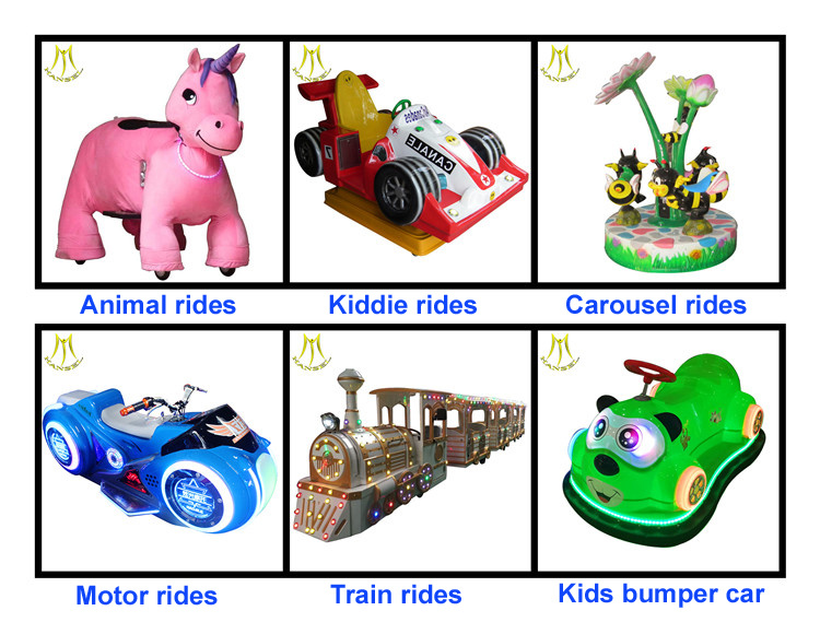 Hansel Children Amusement Park Big Ride on Animals Stuffed Electric Battery Operated Ride Animal