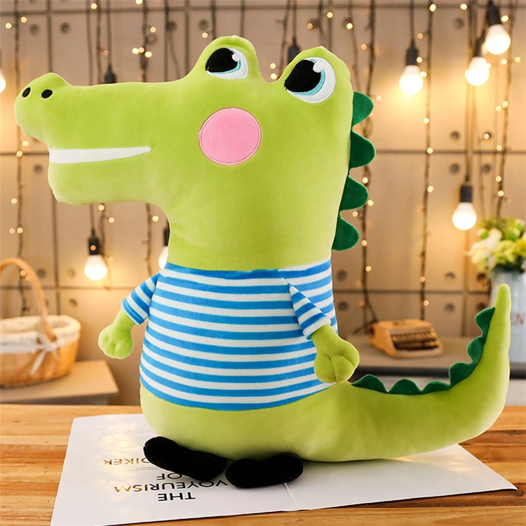 Down Cotton Crocodile Doll Sleeping Pillow Cartoon Crocodile Plush Toy