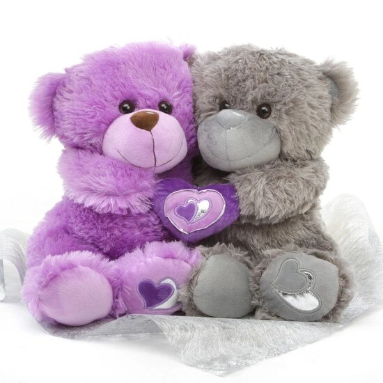 Loving Heart Fluffy Plush Toy Hug Teddy Bear