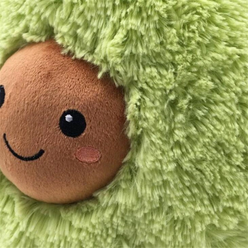 Custom Plush Toy Avocado Pillow Green Fruit Soft Plush Stuffed Toys