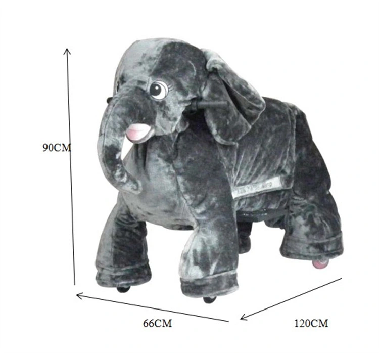 Hansel Christmas Kids -Adults Ride on Animal Toy Animal Elephant for Sale