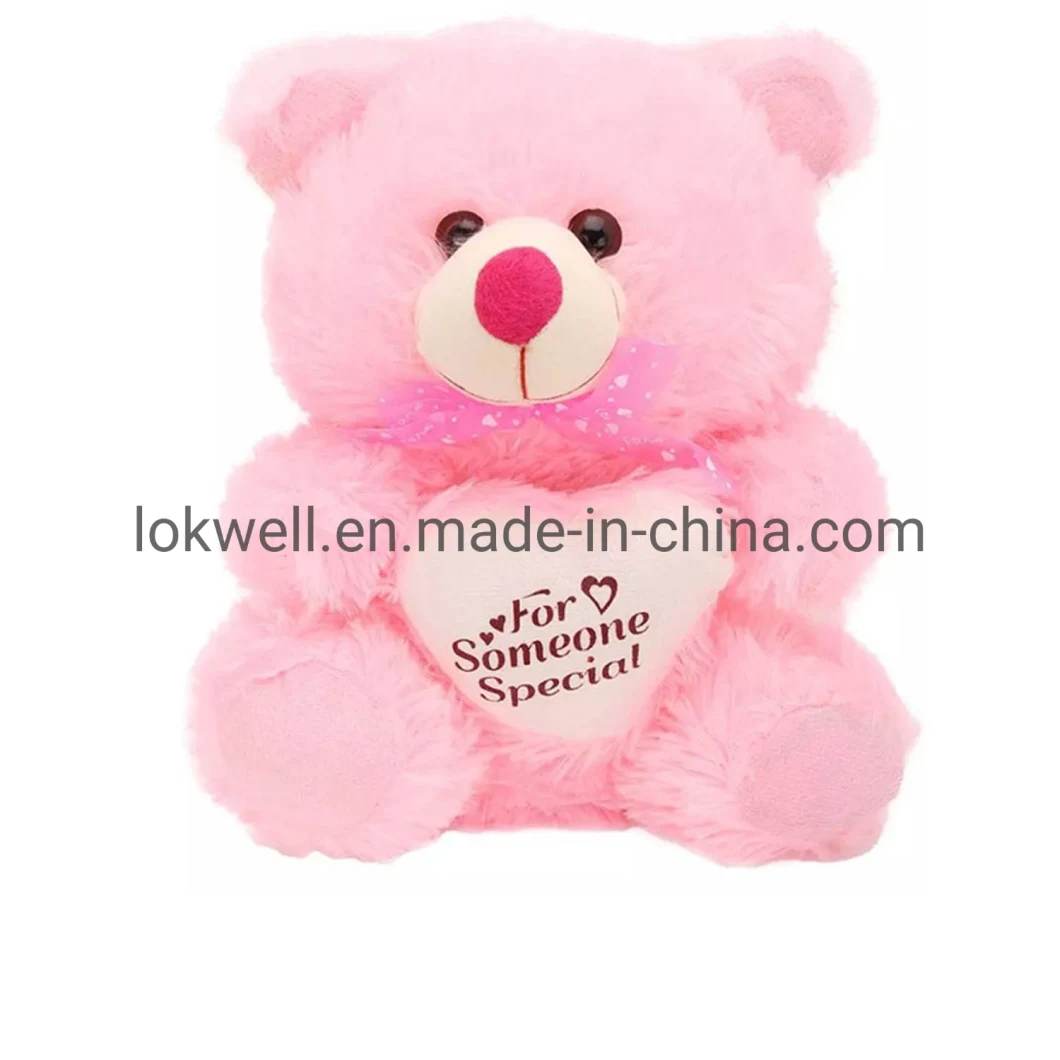 Customized Plush Teddy Bear Couple Stuffed Toys Sweet Valentine Gift