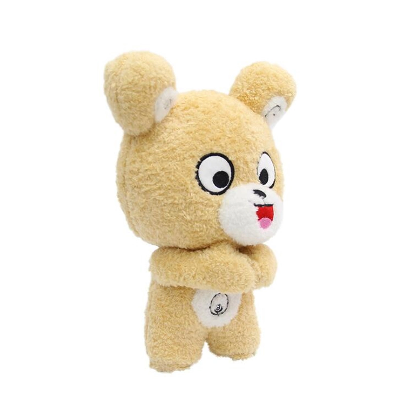 En71 Lovely 18cm Polar Fleece Plush Teddy Bear Toy for Baby