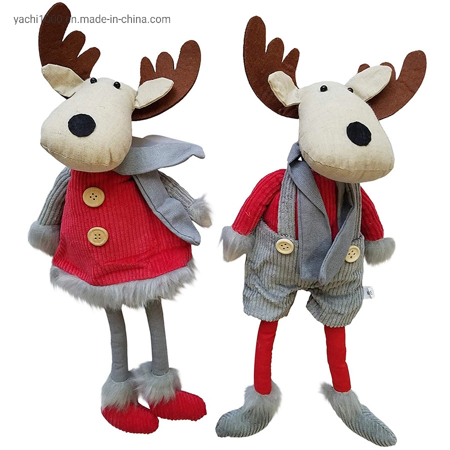 Ce Certificated Plush Stuffed Animal Moose Toy Soft Toy Elk for Kids