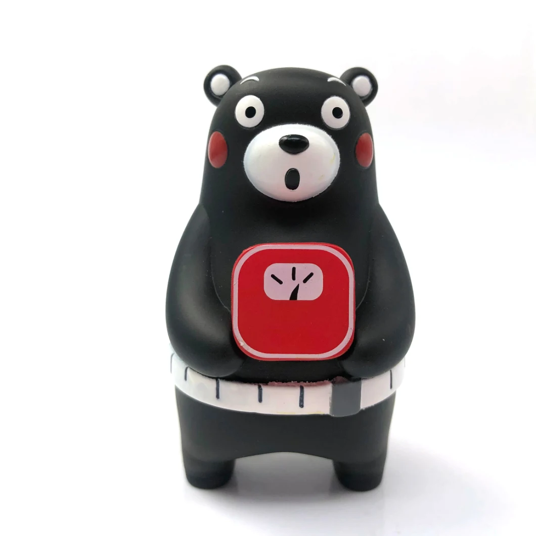 Make Custom Cute Animal Bear Figure Soft PVC Vinyl Toy