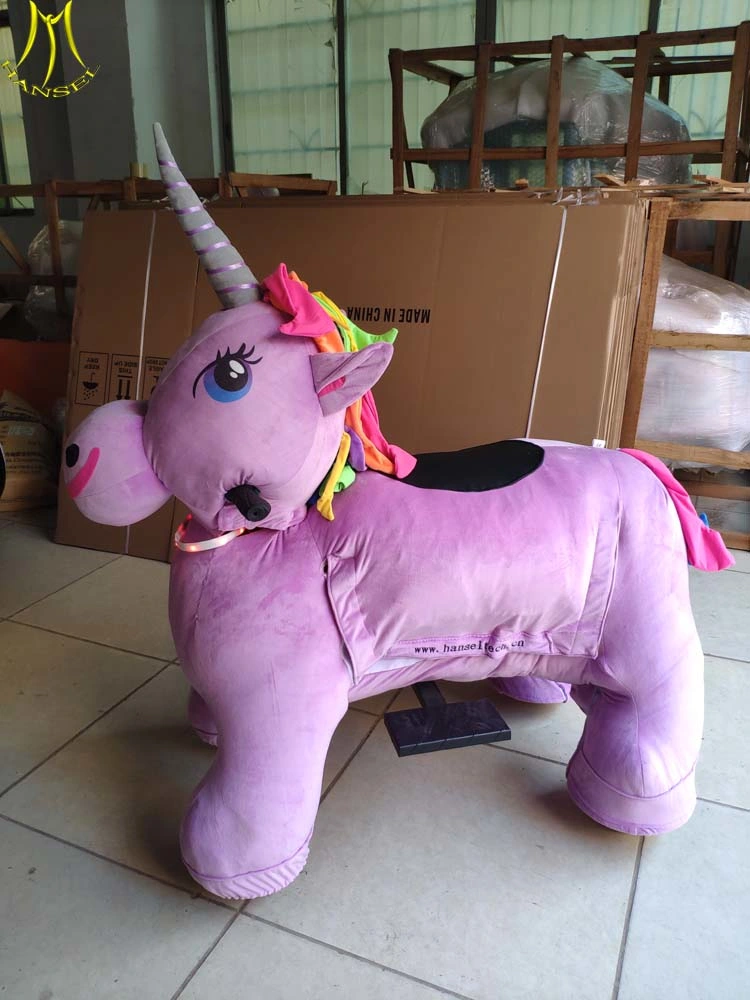 Hansel Stuffed Animals Electric Ride on Unicorn