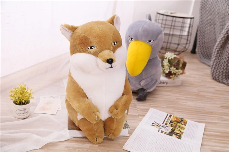 Simulation Fox Plush Toy Toucan Doll Children Doll