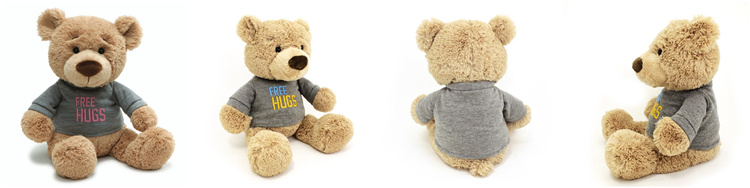 Yd Custom Teddy Bear with T-Shirt Colorful Plush Gift Toys