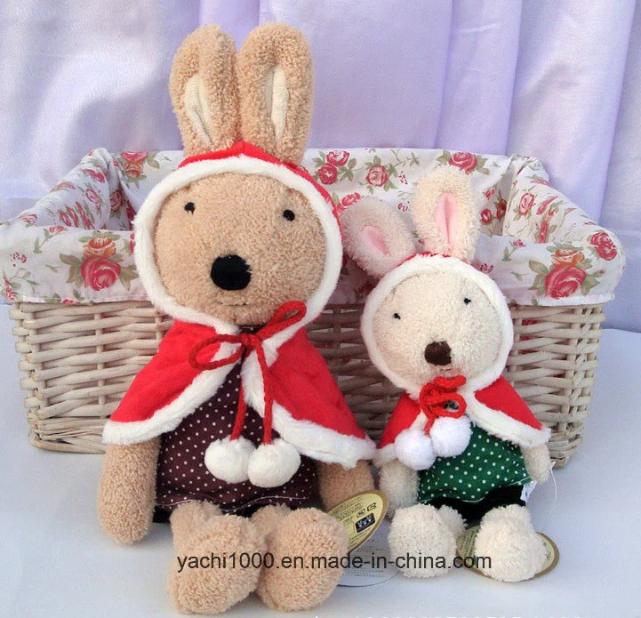 Christmas Plush Rabbit Toy