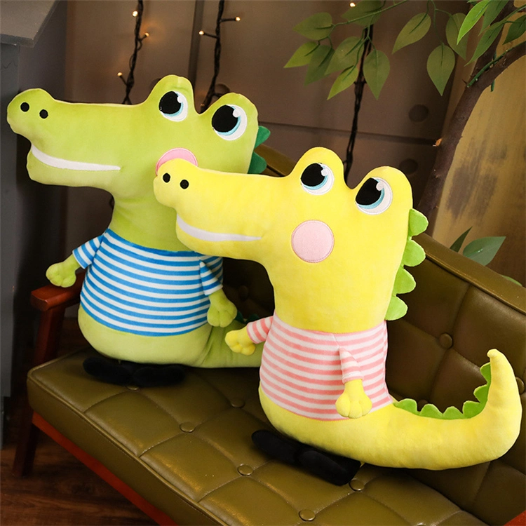 Down Cotton Crocodile Doll Sleeping Pillow Cartoon Crocodile Plush Toy