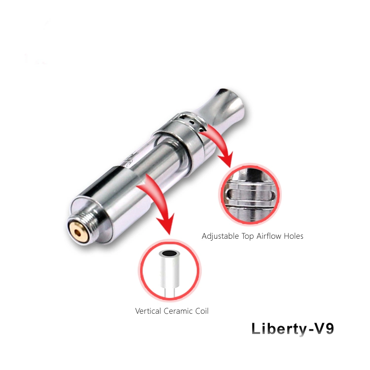 Authentic Amigo Liberty Vape Pen Cartridges E Cig High Quality Adjustable Airflow V9 Empty Vape Atomizer