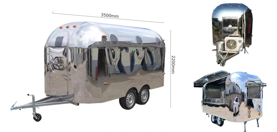 Mobile Used Food Carts Hot Dog Coffee Carts for Sale