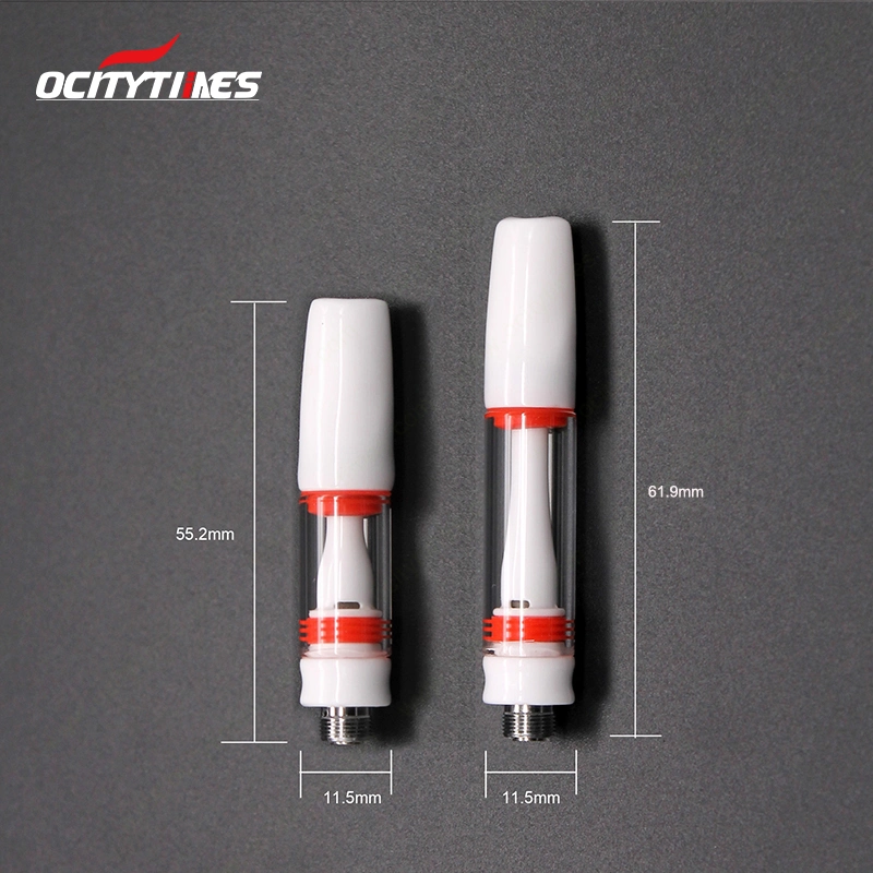 Ocitytimes 510 Thread Full Ceramic Quartz Glass Tube Cbd Cartridge