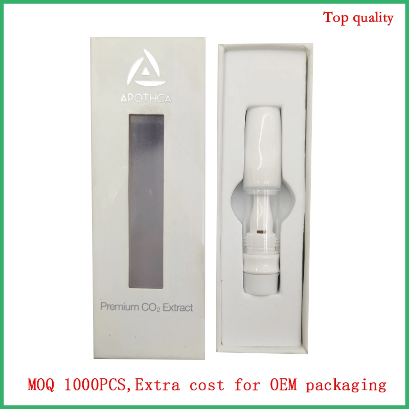 Whole-Ceramic Vape Empty Cartridges 0.5ml/1.0ml OEM Custom Logo Package