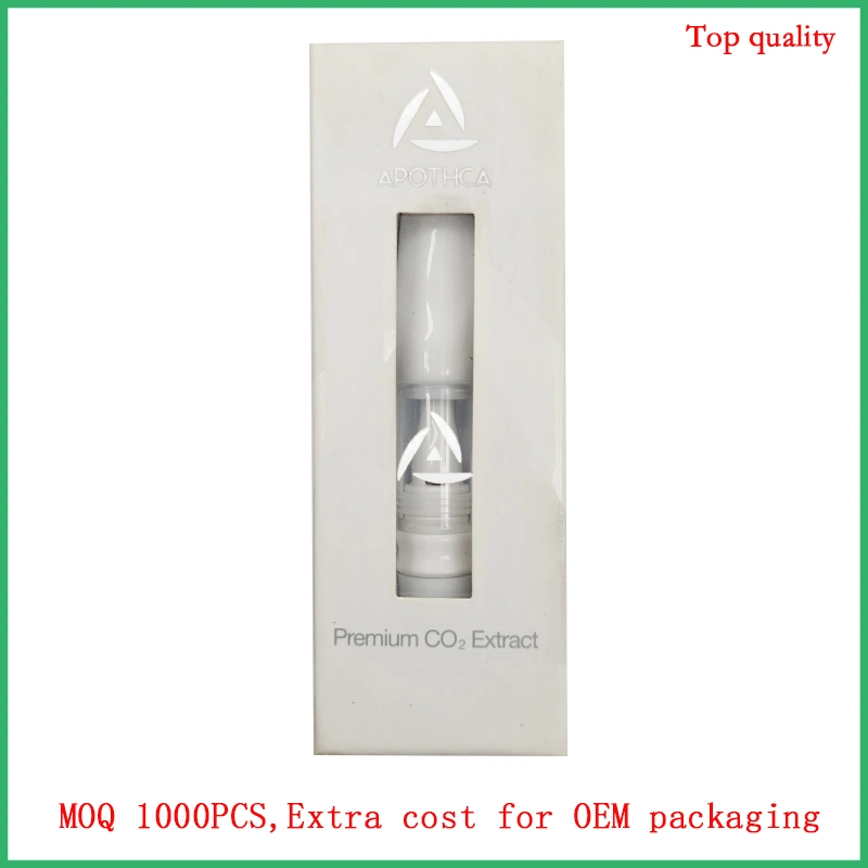 Whole-Ceramic Vape Empty Cartridges 0.5ml/1.0ml OEM Custom Logo Package