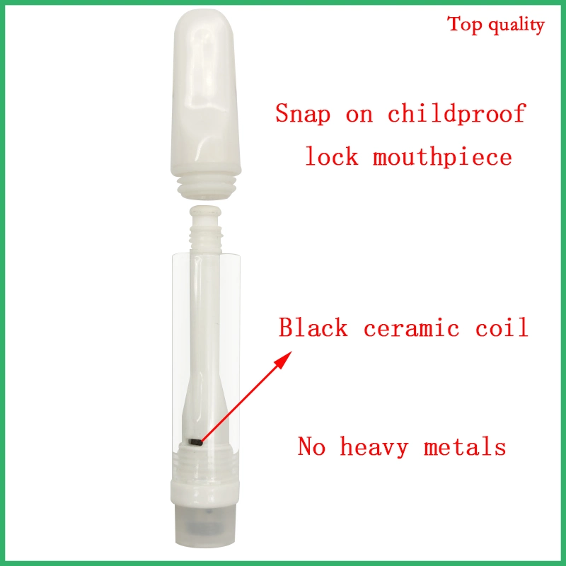 Whole-Ceramic Vape Empty Cartridges 0.5ml/1.0ml OEM Custom Logo Package