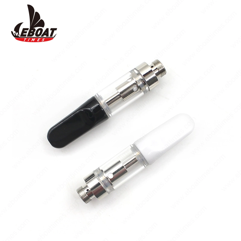 Eboattimes Ceramic Tip Ceramic Coil Bottom Airflow 510 Thread 0.5ml/1ml Cbd Clearomizer Tank