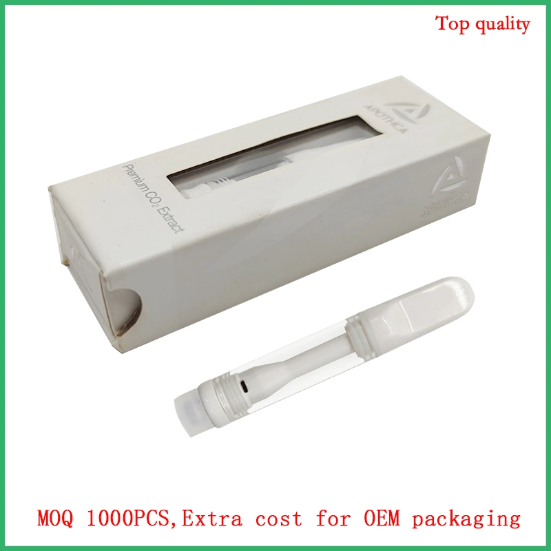 Whole-Ceramic Vape Empty Cartridges 0.5ml/1.0ml OEM Custom Logo Package