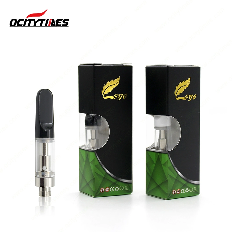 Gold Ceramic Cbd Cartridge Empty 1ml Pyrex Glass Cartridge Ceramic Vape Cbd