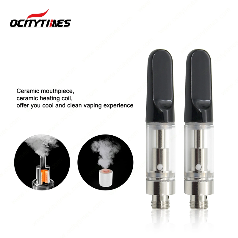 510 Cbd Vaporizer Ceramic Coil 0.5ml 1ml Cbd Cartridge with Ceramic Tip