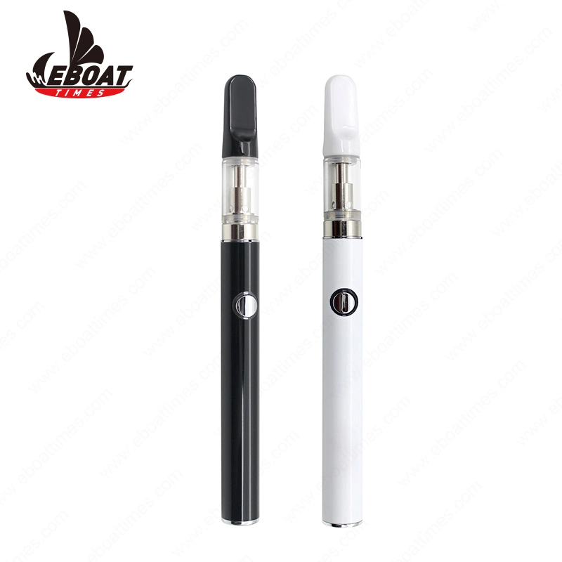 Eboattimes Ceramic Tip Ceramic Coil Bottom Airflow 510 Thread 0.5ml/1ml Cbd Clearomizer Tank