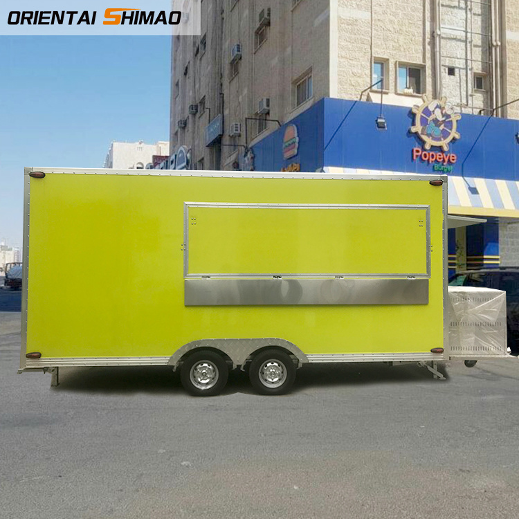 Street Snack Vending Equipment Coffee Food Trailer, Hot Dog Carts, Mobile Food Carts for Sale