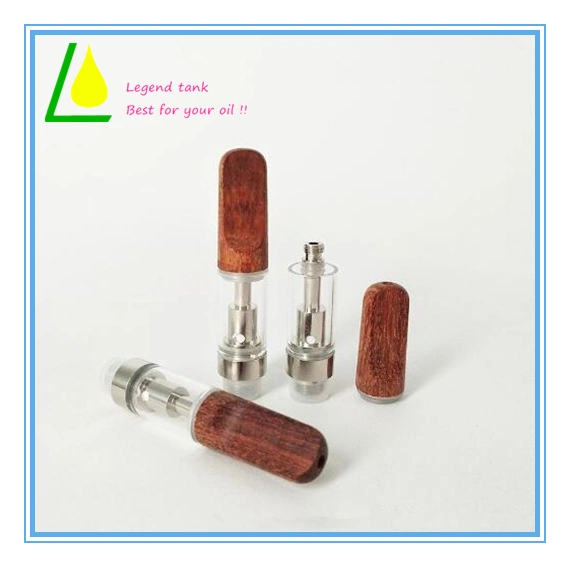 Ccell Glass Tank Wood Wooden Ceramic Tank Cbd Thc Oil Tank for 510 Battery