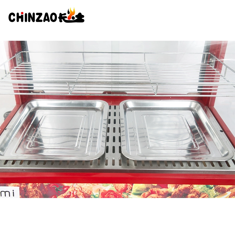 Commercial Countertop Food Pizza Pastry Warmer Wide Display Case