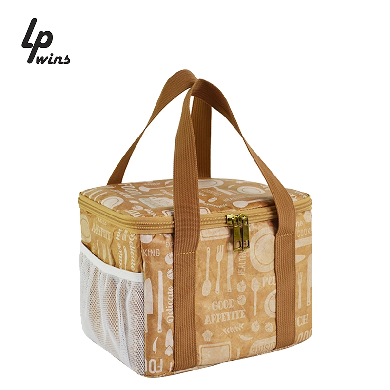 Thermal Insulated Cooler Bags Foldable Picnic Bag Portable Basket Bag