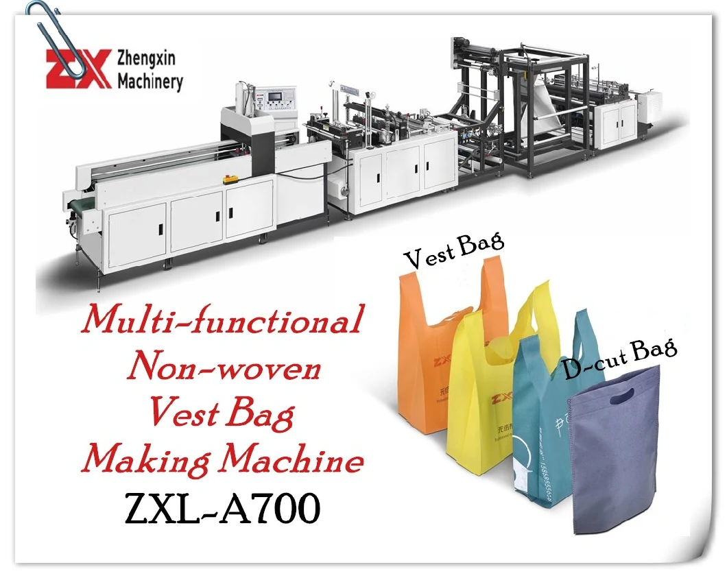 Best Price Non Woven T-Shirt Bag U-Cut Bag Vest Bag W-Cut Bag D-Cut Bag Fabric Bag Paper Bag Plastic Bag Shopping Bag Carry Bag Automatic Bag Making Machine