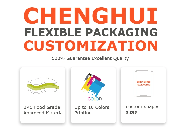 Food Packaging Custom Printed Logo Packaging Pet Food Bag Ziplock Bag Mylar Bag Stand up Bag