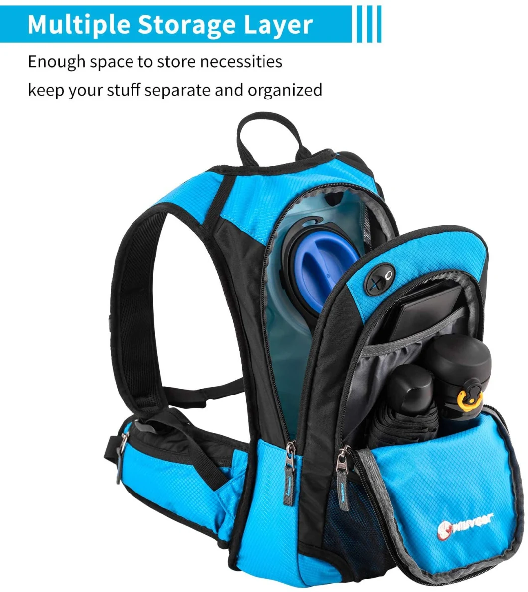 Thermal Insulated Hydration Backpack with 2L Water Bladder