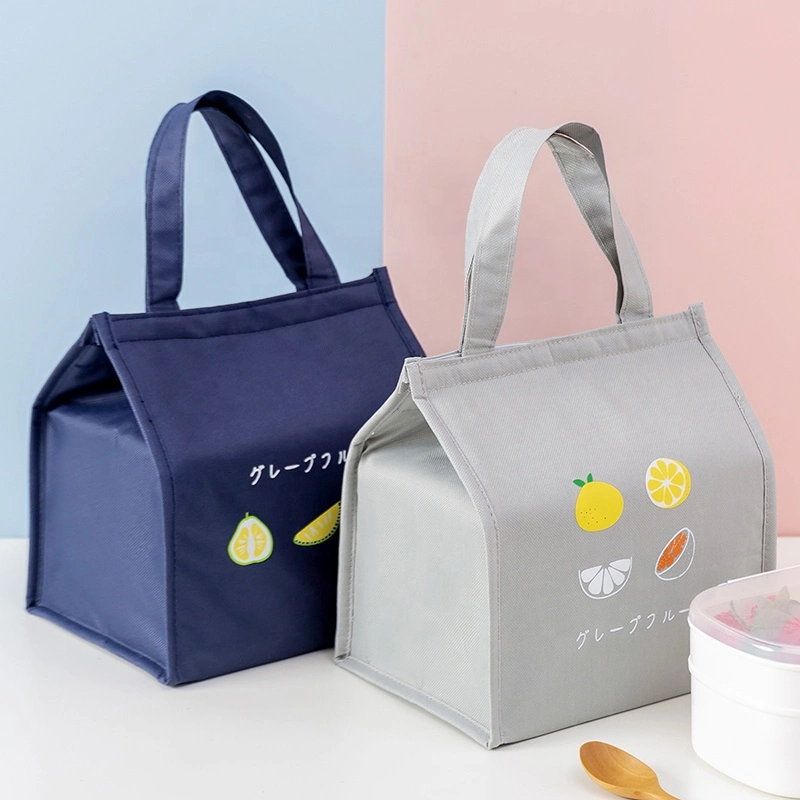 Customized Eco-Friendly Non Woven Cooler Lunch Bag Hot Food Delivery Carry Thermal Bag Waterproof Insulated Food Thermal Bag Factory