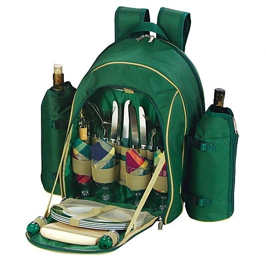 Four Person Insulated Lunch Picnic Cooler Backpack Bag (MS3116)