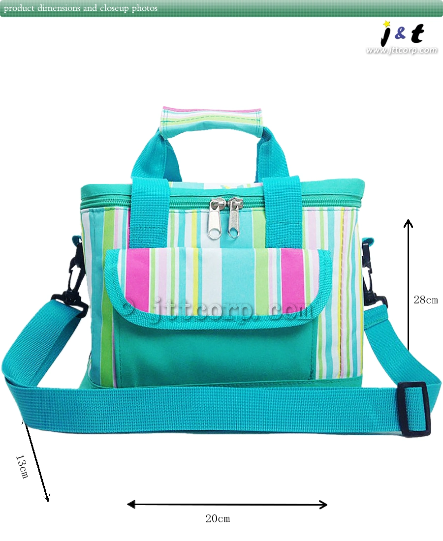 Wholesale Ice Pack Insulated Fabric School Lunch Bag Cooler Bag