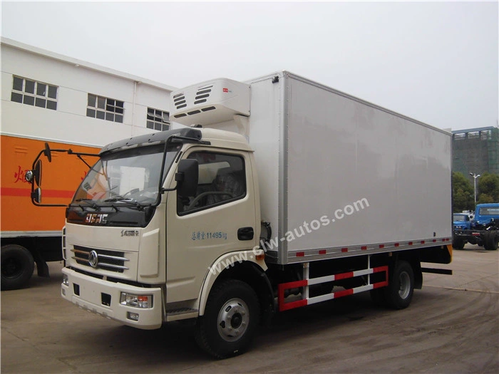 Dongfeng Refrigerated Truck Thermo King Refrigerator Meat Vegetable Refrigerated Van Truck