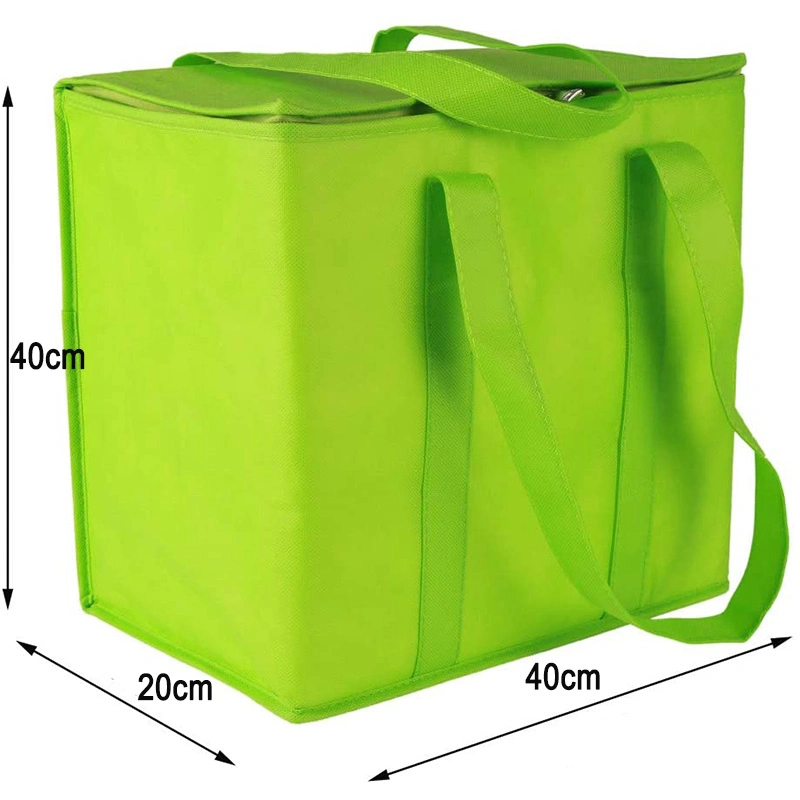 Insulated Reusable Grocery Shopping Bags Non-Woven Insulation Bags