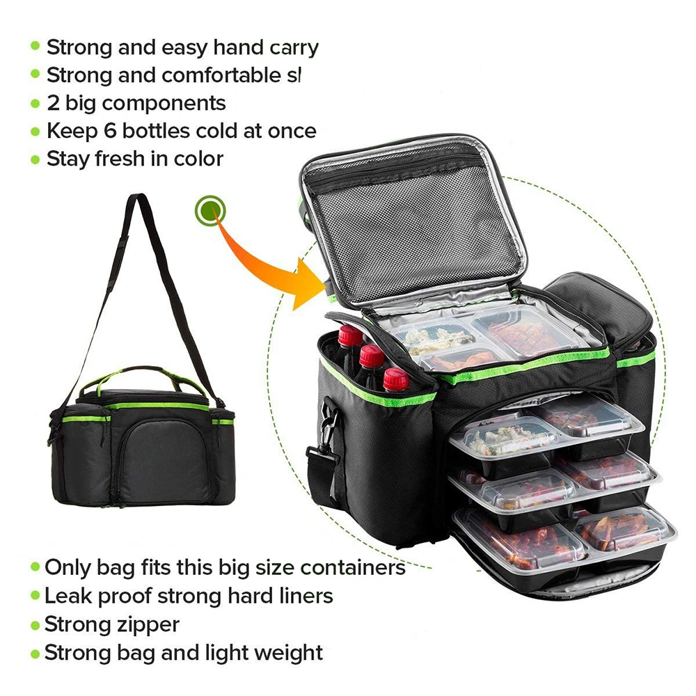 Distributor Big Capacity Leak Proof Liner Thermal Insulation Picnic Insulated Lunch Cooler Bag with Shoulder Strap