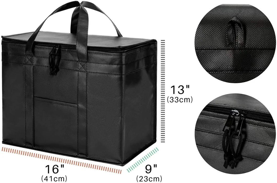 Insulated Reusable Grocery Shopping Bags, Large Picnic Cooler Bag