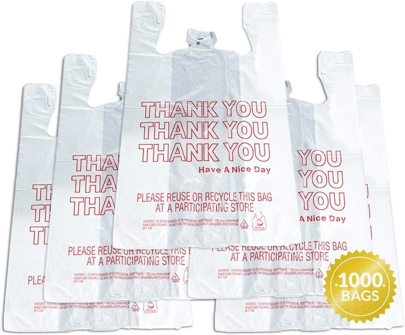 Plastic Food Vegetables Fruits Packing Hand Carrier Shopping Garbage Trash Packaging Bag