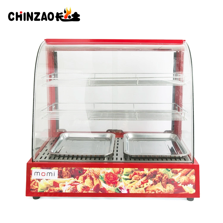 Commercial Countertop Food Pizza Pastry Warmer Wide Display Case