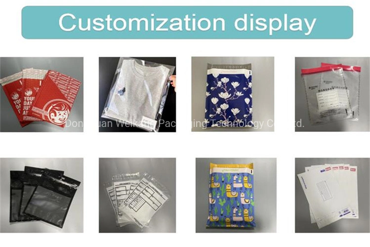 Custom Printed LDPE Plastic Bag PE Self Adhesive Bag Express Delivery Packing Bag for Clothes